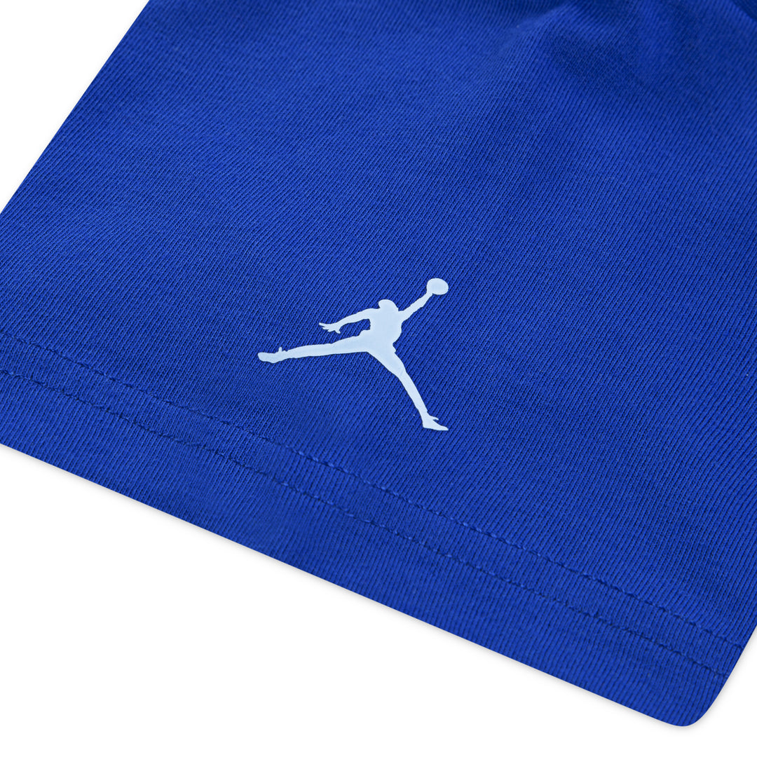 Jordan Boys 2-Piece MJ Baseline Blue T-Shirt & Shorts Set (Little Kids)