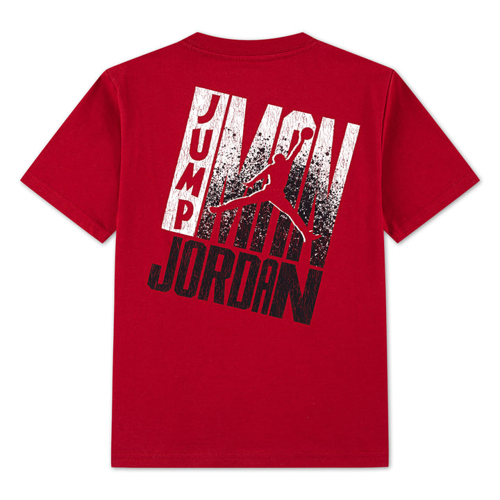 Jordan Boys Jumpman Back T-Shirt Gym Red (Little Kids)
