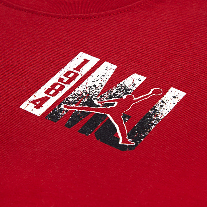 Jordan Boys Jumpman Back T-Shirt Gym Red (Little Kids)