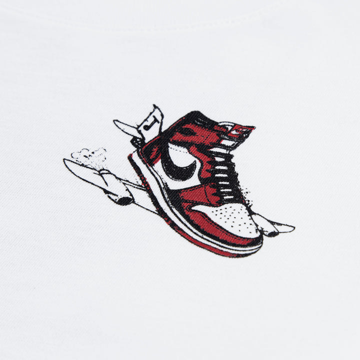 Jordan Boys Varsity Split T-Shirt White (Little Kids)