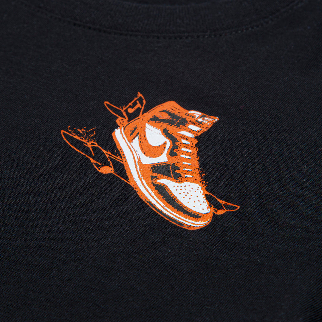 Jordan Boys Varsity Split T-Shirt Black (Little Kids)