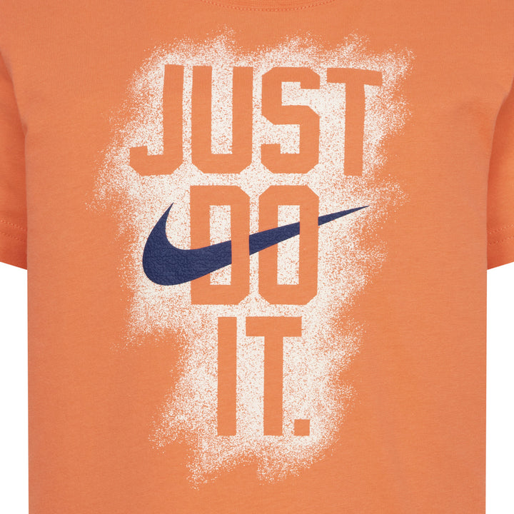 Nike Boys Powder Play Orange T-Shirt (Little Kids)
