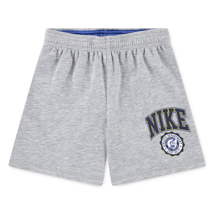 Nike Boys Sportswear P.E. Reversible Grey Shorts (Little Kids)