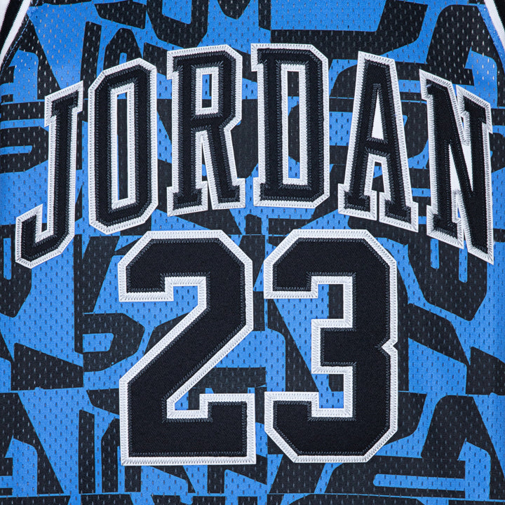 Jordan 23 AOP Blue Printed Tank Top Jersey (Big Kids)
