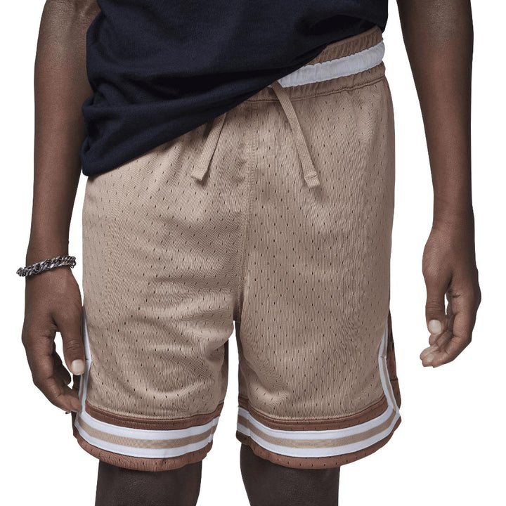 Jordan Boys MJ Dri-Fit Sport Diamond Brown Shorts (Little Kids)