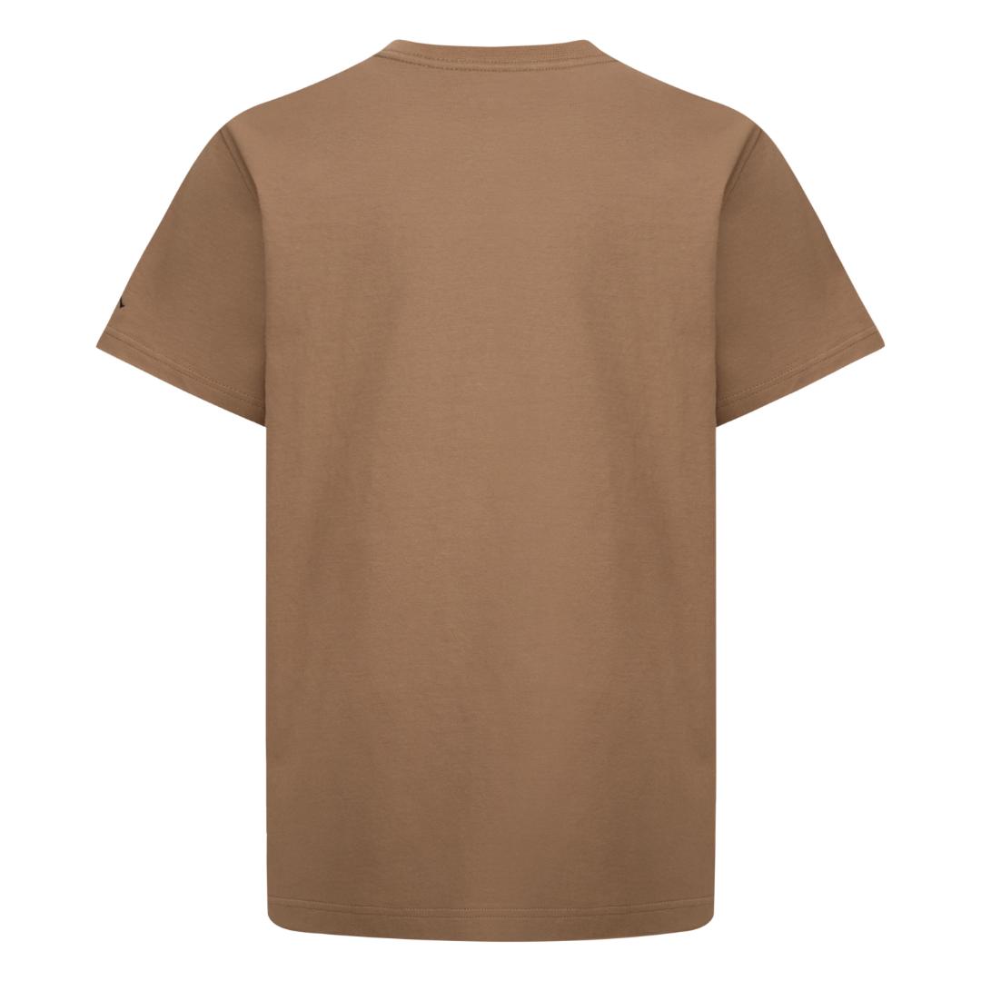 Jordan Boys Game of Flight Brown T-Shirt (Big Kids)