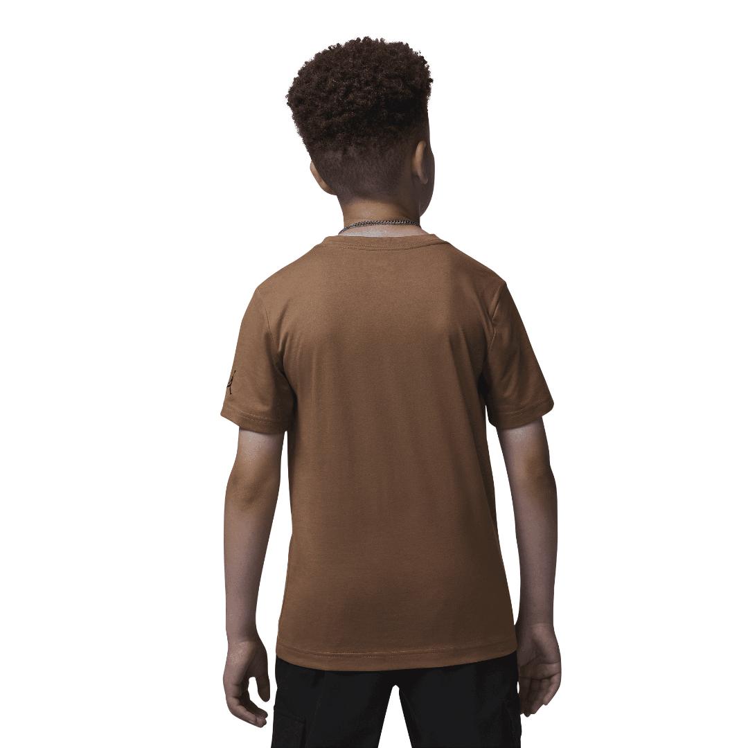 Jordan Boys Game of Flight Brown T-Shirt (Big Kids)