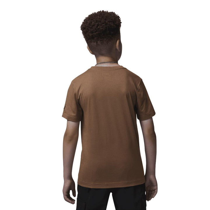 Jordan Boys Game of Flight Brown T-Shirt (Big Kids)