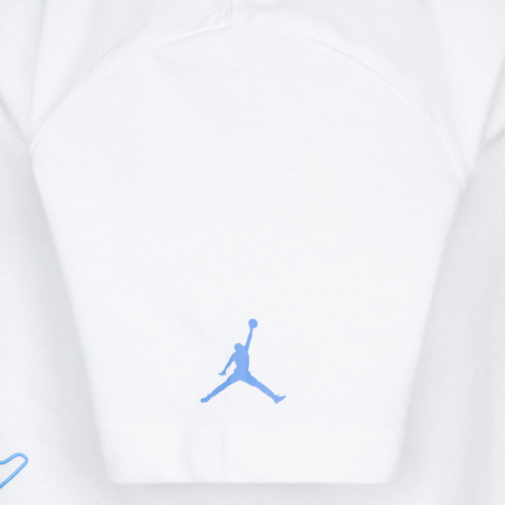 Jordan Boys Jumpman Plaid Print White T-Shirt (Big Kids)
