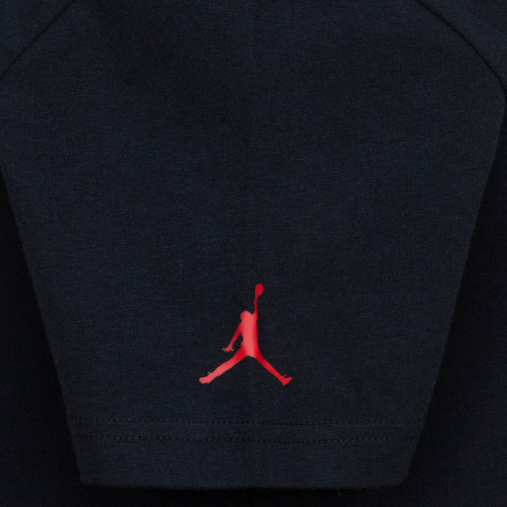 Jordan Boys Jumpman Plaid Print Black T-Shirt (Big Kids)