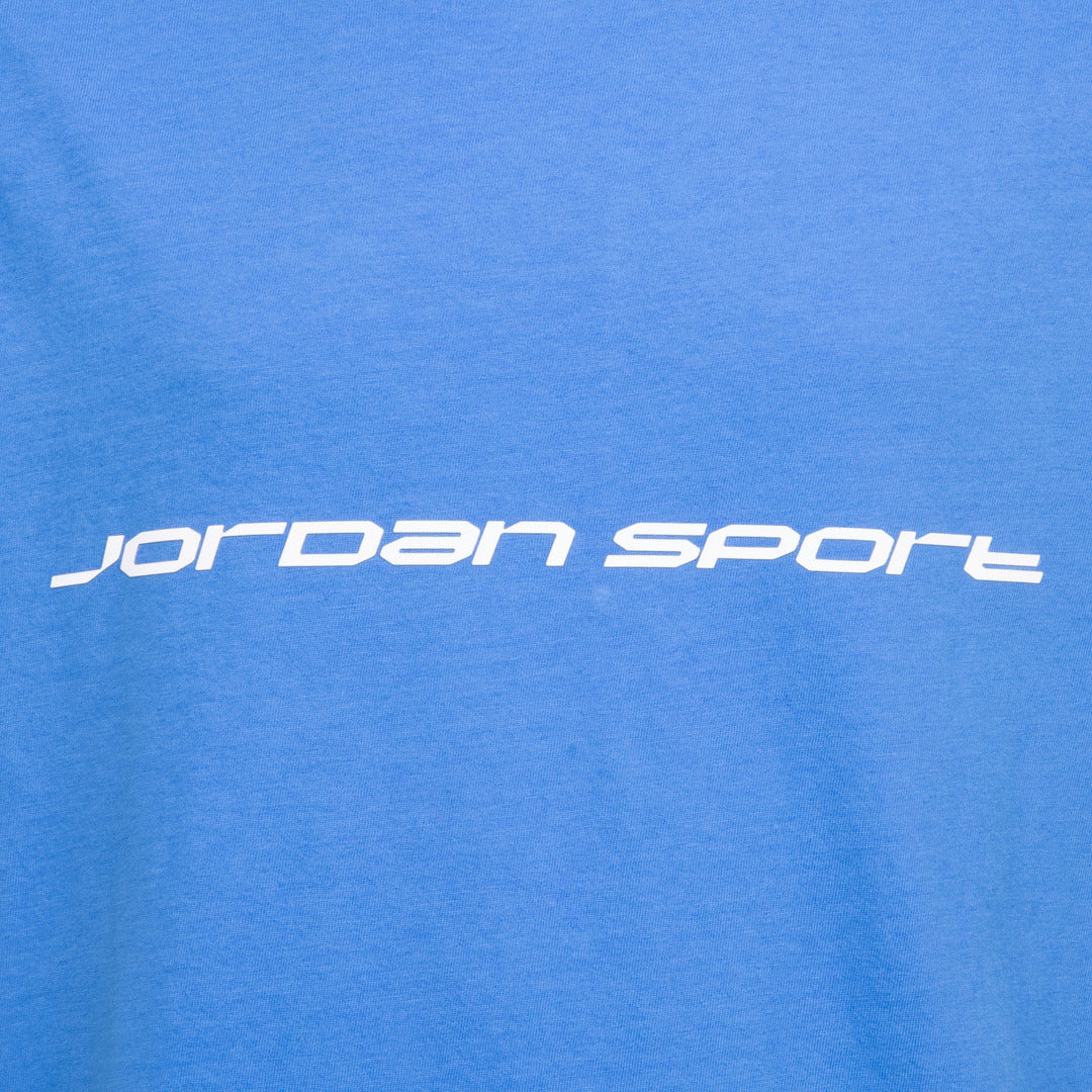 Jordan Boys Dri-Fit Sports Blue T-Shirt (Big Kids)