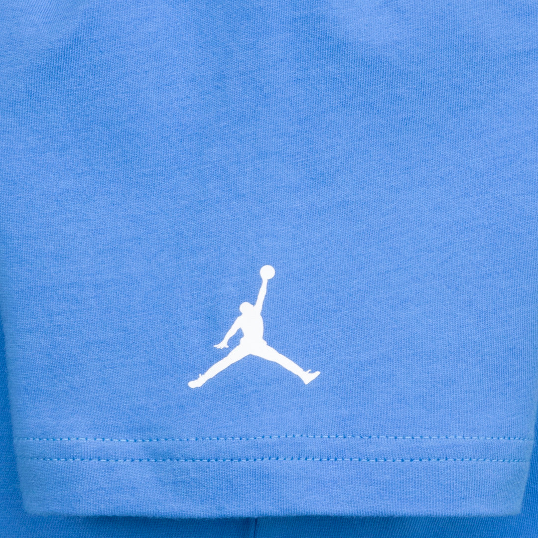 Jordan Boys Dri-Fit Sports Blue T-Shirt (Big Kids)