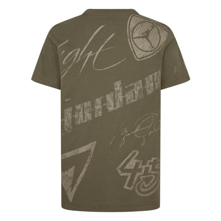 Jordan Boys Elements Olive Green T-Shirt (Big Kids)