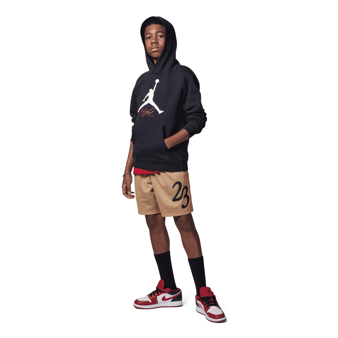 Jordan Boys MJ MVP Mesh Brown Shorts (Big Kids)