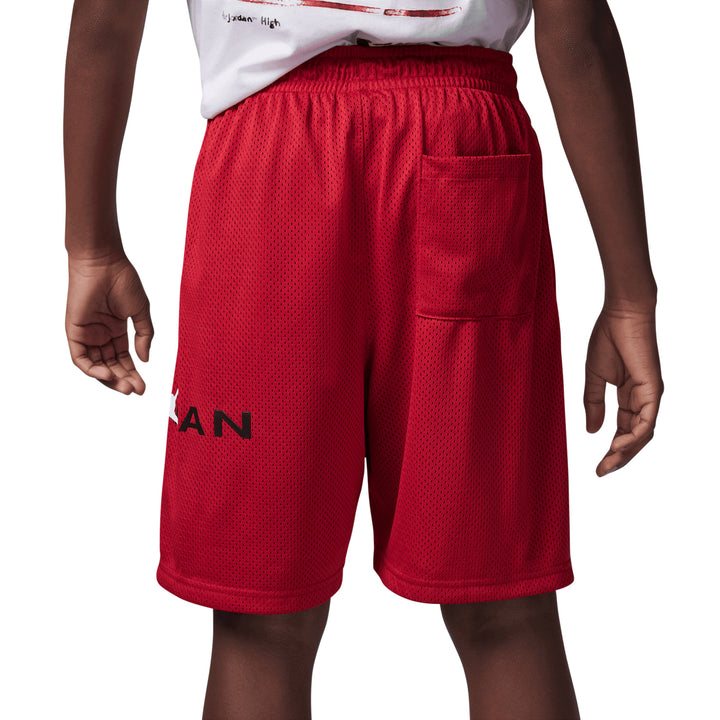 Jordan Boys  MJ Baseline Mesh Red Shorts (Big Kids)
