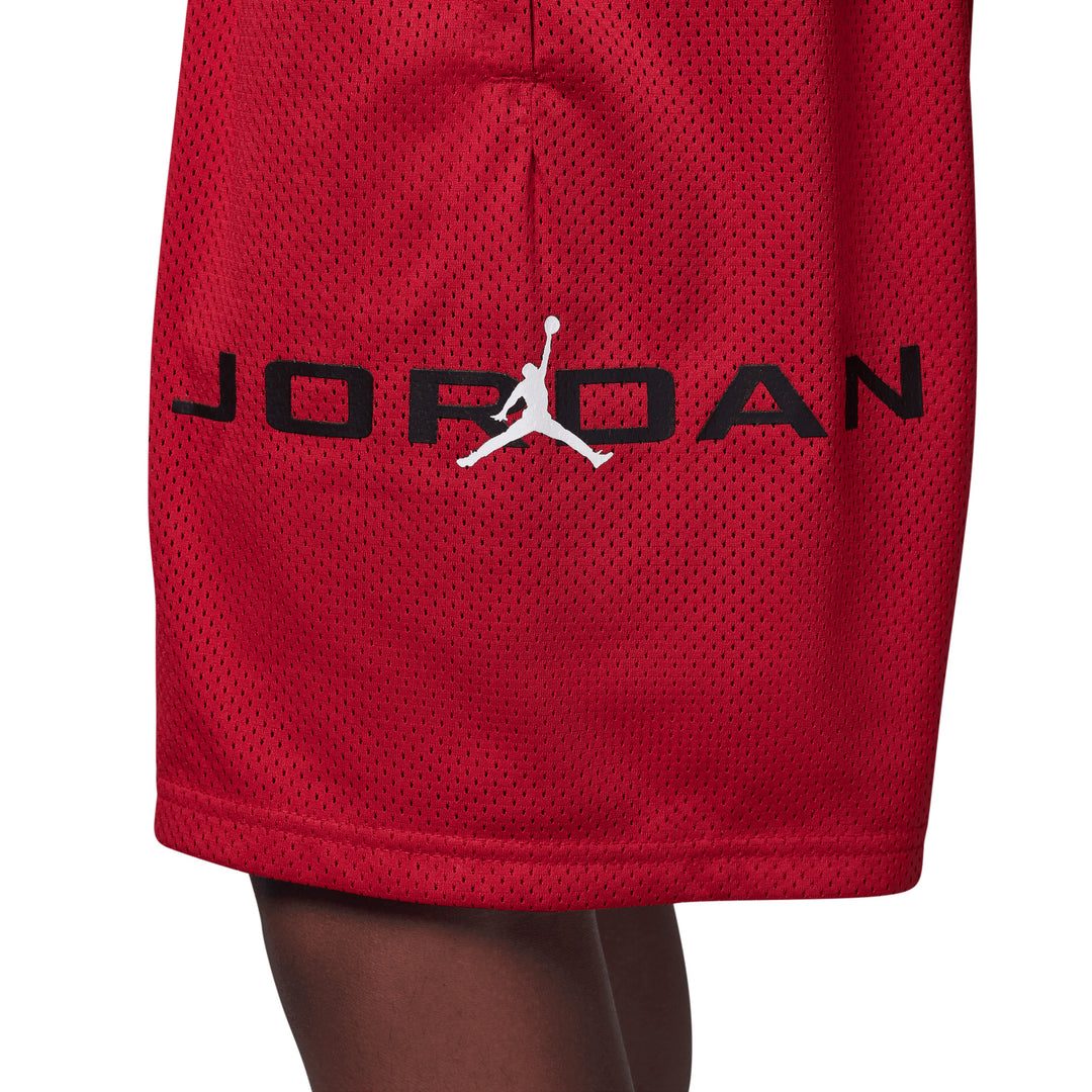 Jordan Boys  MJ Baseline Mesh Red Shorts (Big Kids)