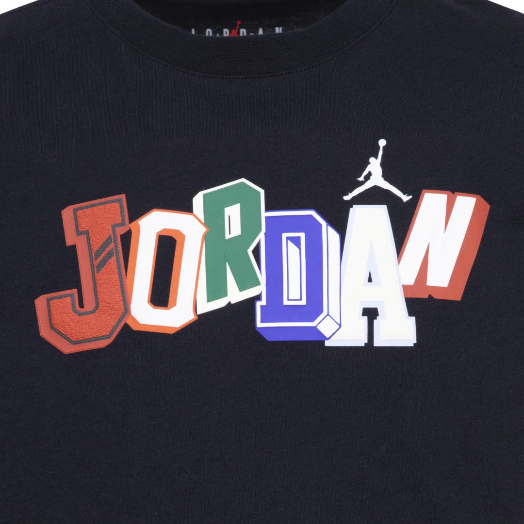 Jordan Boys Signature Black T-Shirt (Big Kids)