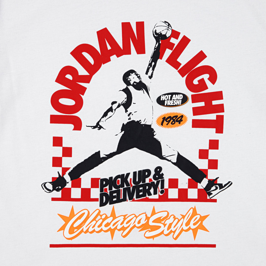 Jordan Boys Deep Dish T-Shirt White (Big Kids)