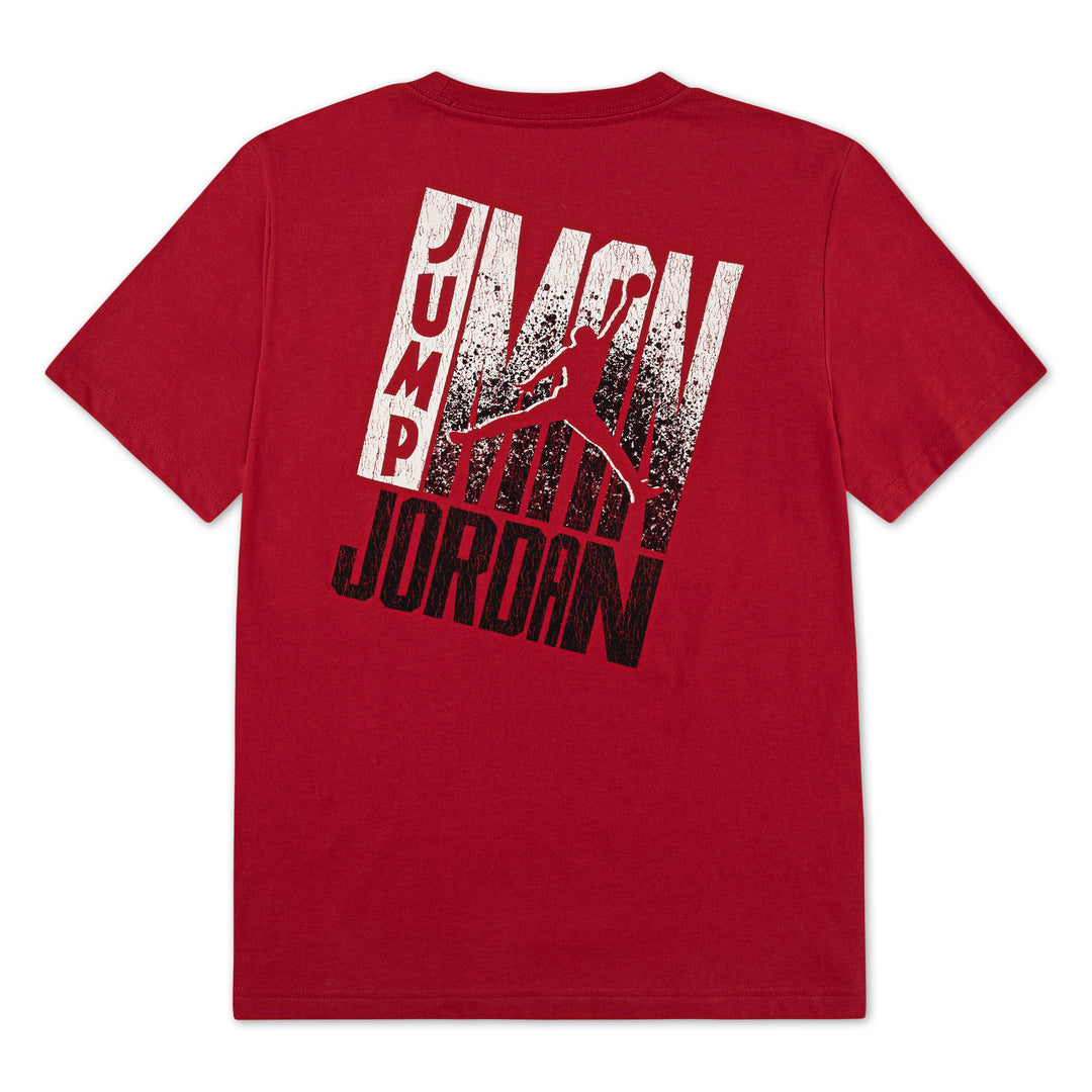 Jordan Boys Jumpman Back T-Shirt Gym Red (Big Kids)