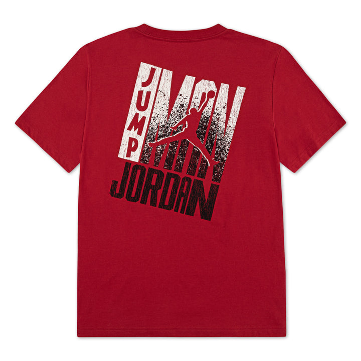 Jordan Boys Jumpman Back T-Shirt Gym Red (Big Kids)