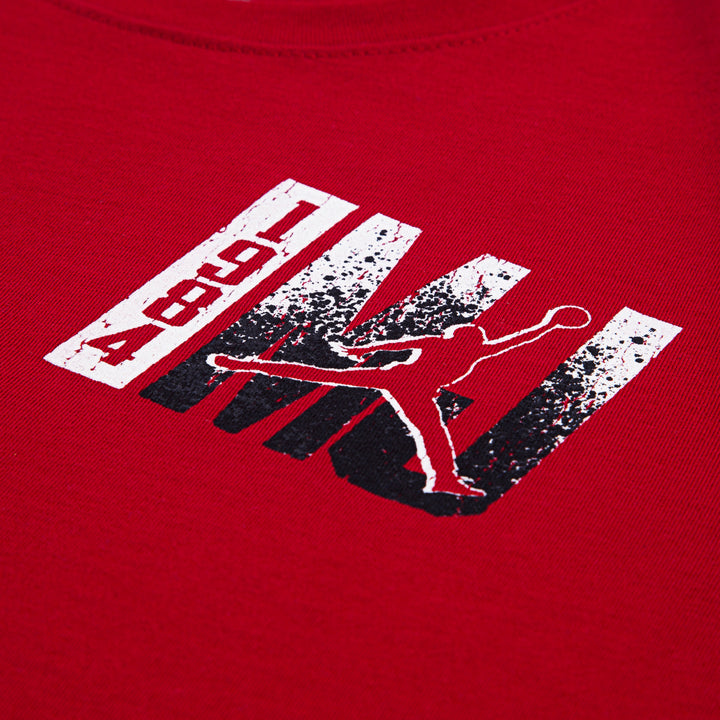 Jordan Boys Jumpman Back T-Shirt Gym Red (Big Kids)