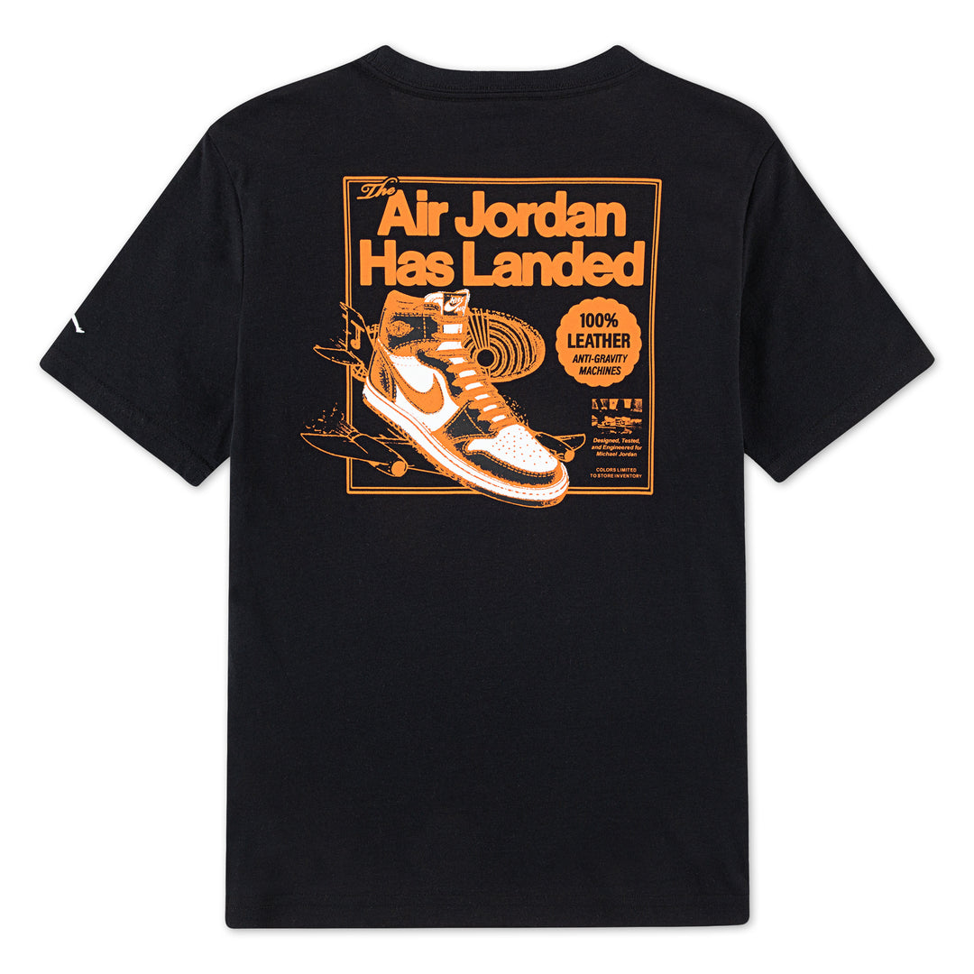 Jordan Boys Varsity Split T-Shirt Black (Big Kids)