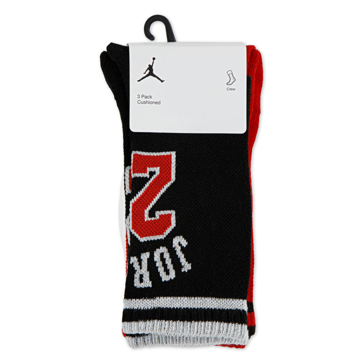 Jordan Boys 3-Pack Varsity Crew Socks (Big Kids)