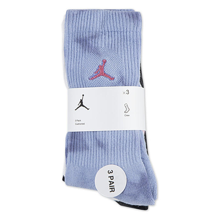 Jordan Girls 3-Pack Blue Jeans & Bling Crew Socks (Big Kids)