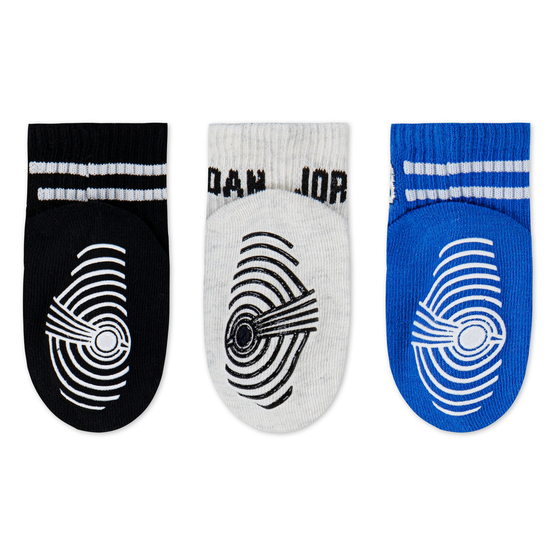 Jordan Boys 3-Pack MVP Non-Slip Grip Ankle Socks (Infant)