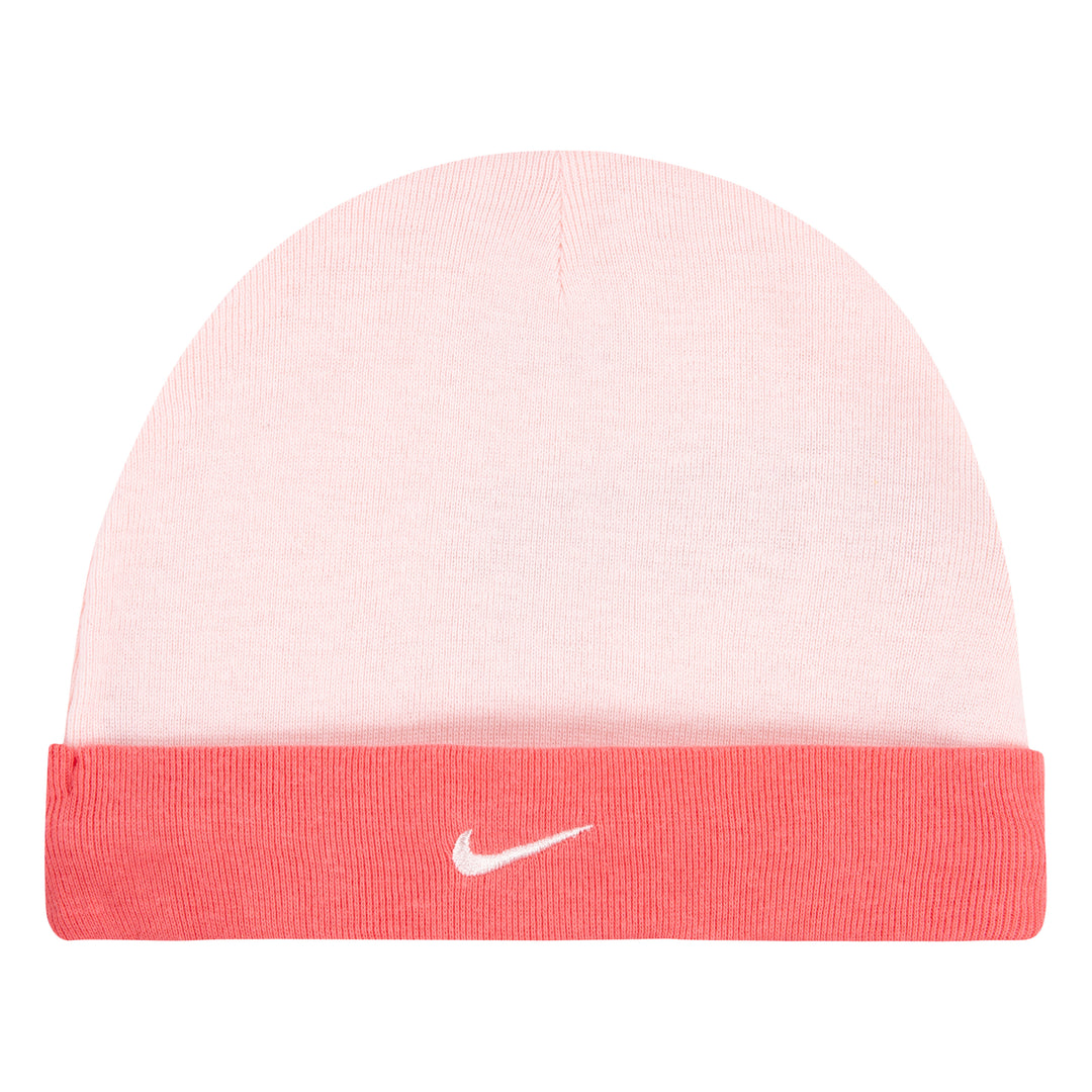 Nike 3-Piece Cloud-Dye Days Bodysuit, Hat & Bib Pink Set (Infant)