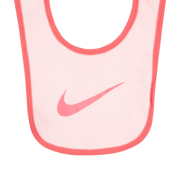 Nike 3-Piece Cloud-Dye Days Bodysuit, Hat & Bib Pink Set (Infant)