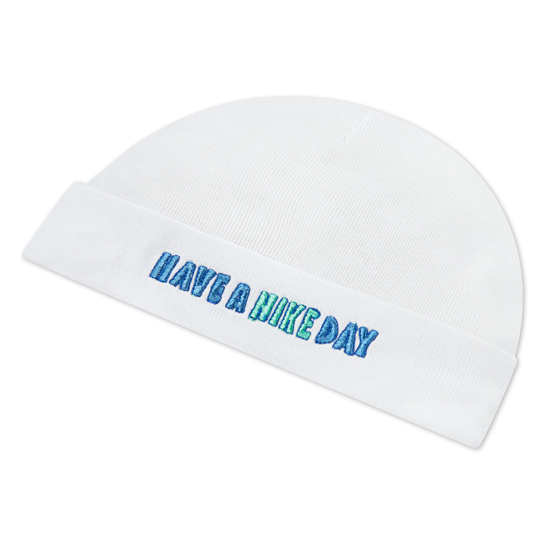Nike 3-Piece Art of Play Bodysuit, Hat & Bib Blue Set (Newborn)