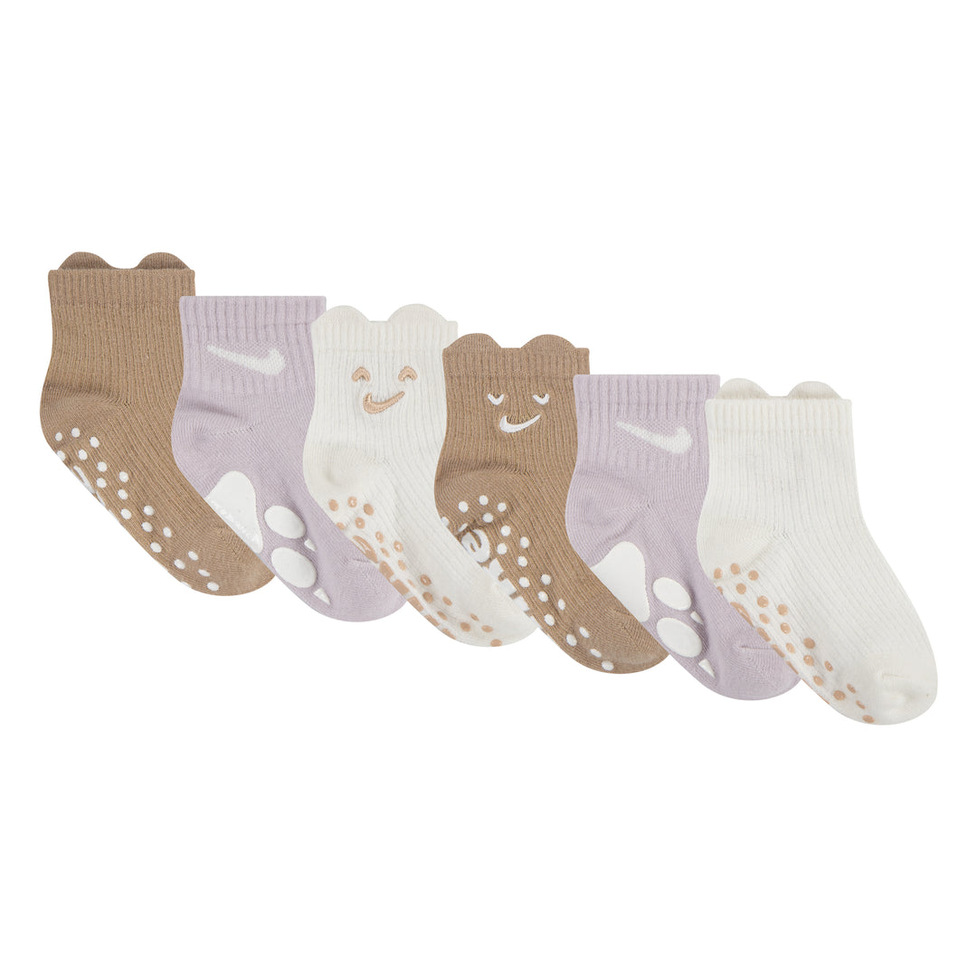 Nike 3-Pack Cozy Comfort Ribbed Socks (Infant)