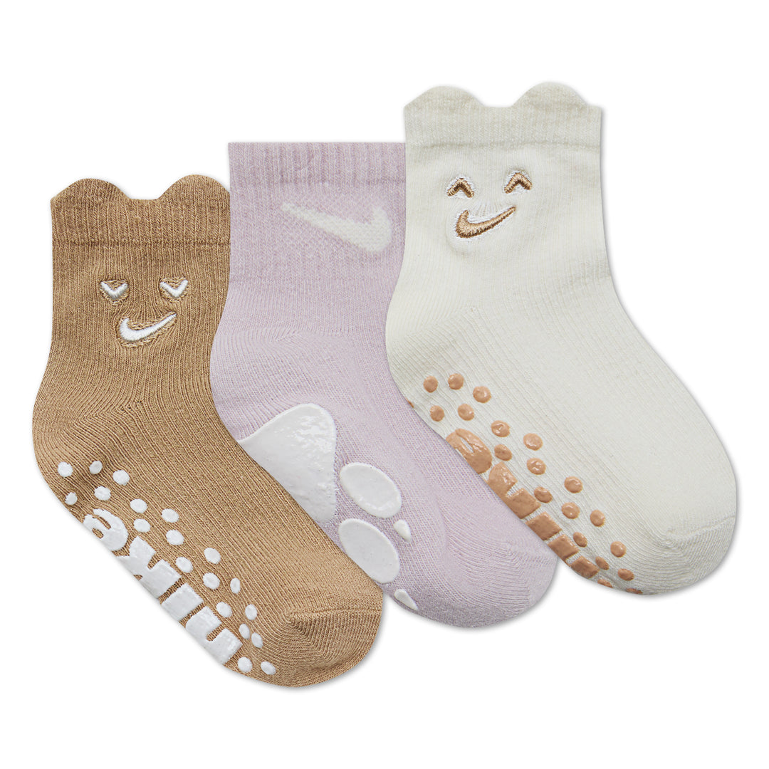 Nike 3-Pack Cozy Comfort Ribbed Socks (Infant)