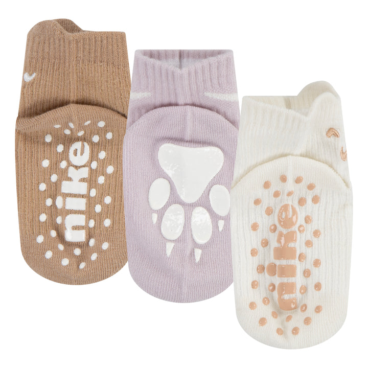 Nike 3-Pack Cozy Comfort Ribbed Socks (Infant)