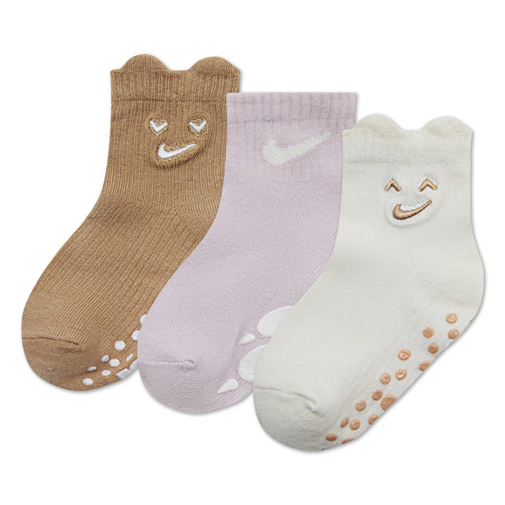Nike 3-Pack Cozy Comfort Ribbed Socks (Infant)