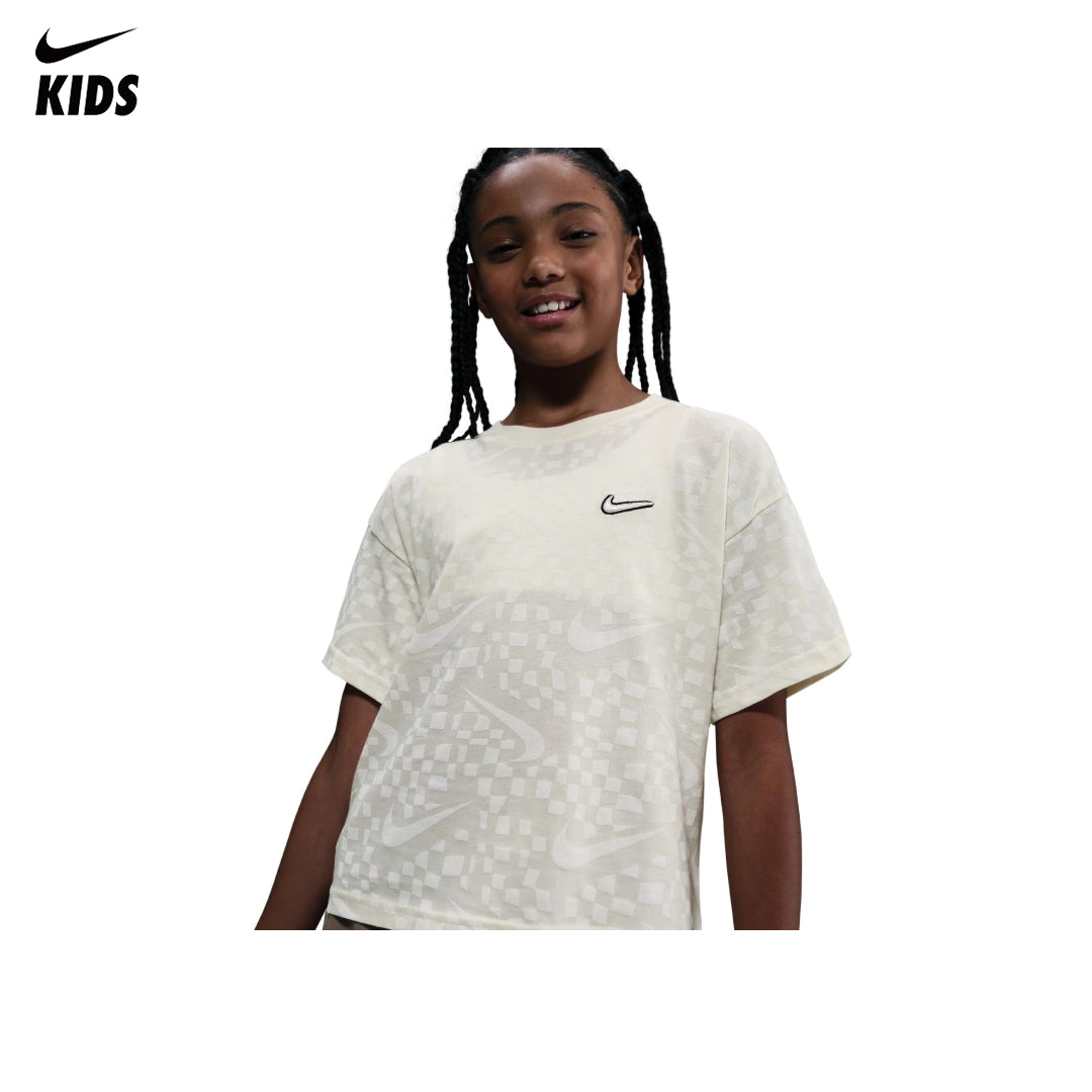Nike Girls Sportswear Cozy T-Shirt (Big Kids)