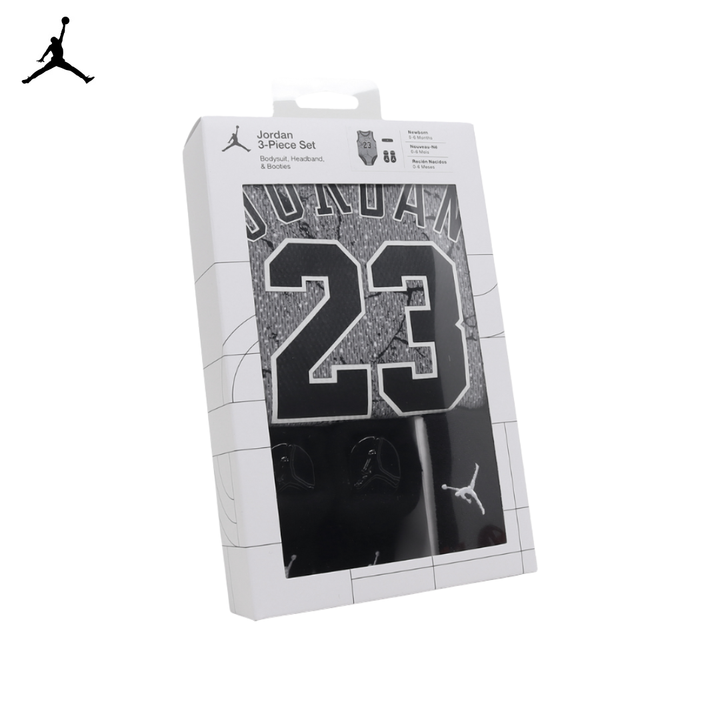 Jordan 3-Piece Bodysuit, Headband & Booties Gift Box Set (Infant)