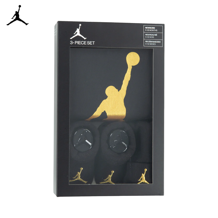 Jordan 3-Piece Bodysuit, Hat & Booties Gift Box Set (Infant)