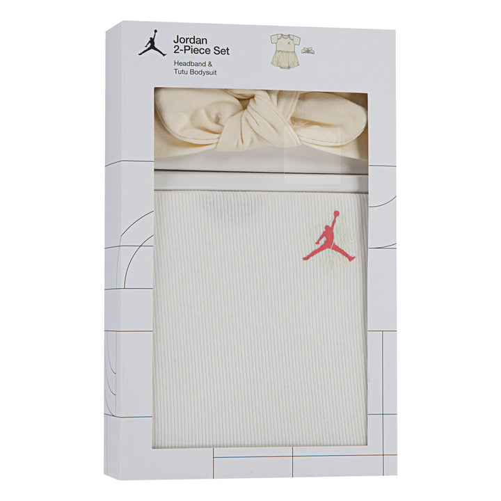 Jordan 2-Piece Jumpsuit & Headband Gift Set (Infant)