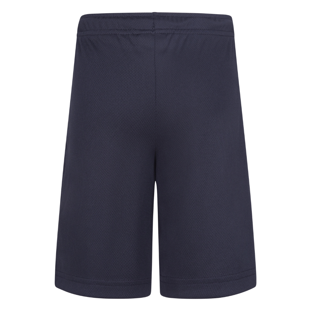 Jordan Boys Essentials Graphic Mesh Black Shorts (Little Kids)