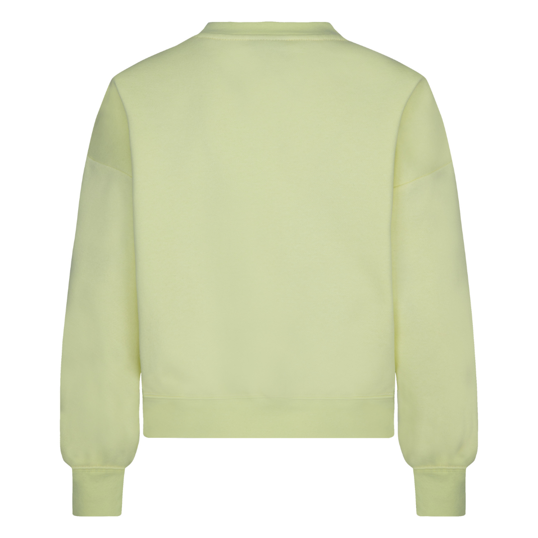 Jordan Girls Jumpman Icon Play Crewneck Green Sweatshirt (Big Kids)