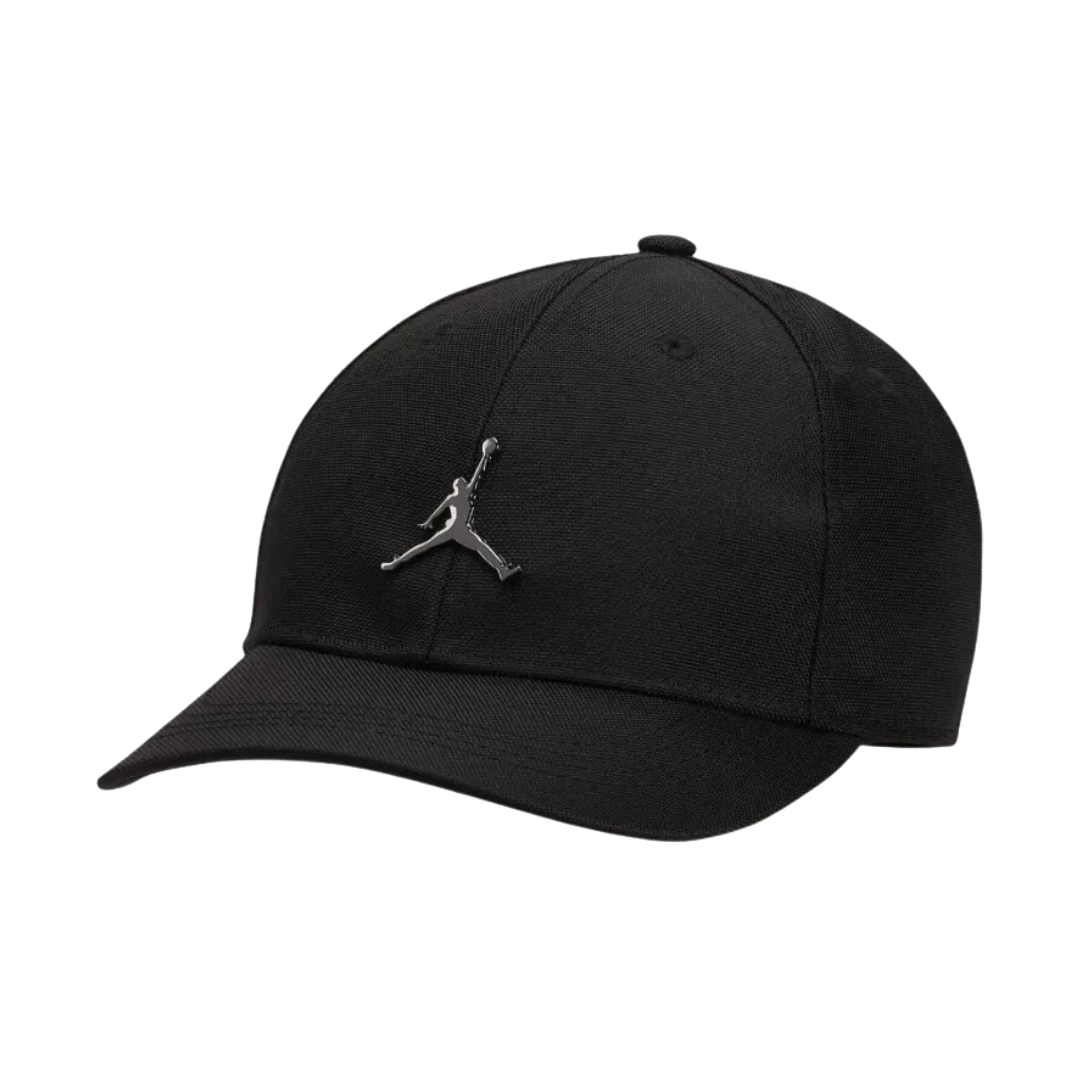 Jordan Metal Jumpman Curve Brim Cap Black (Big Kids)