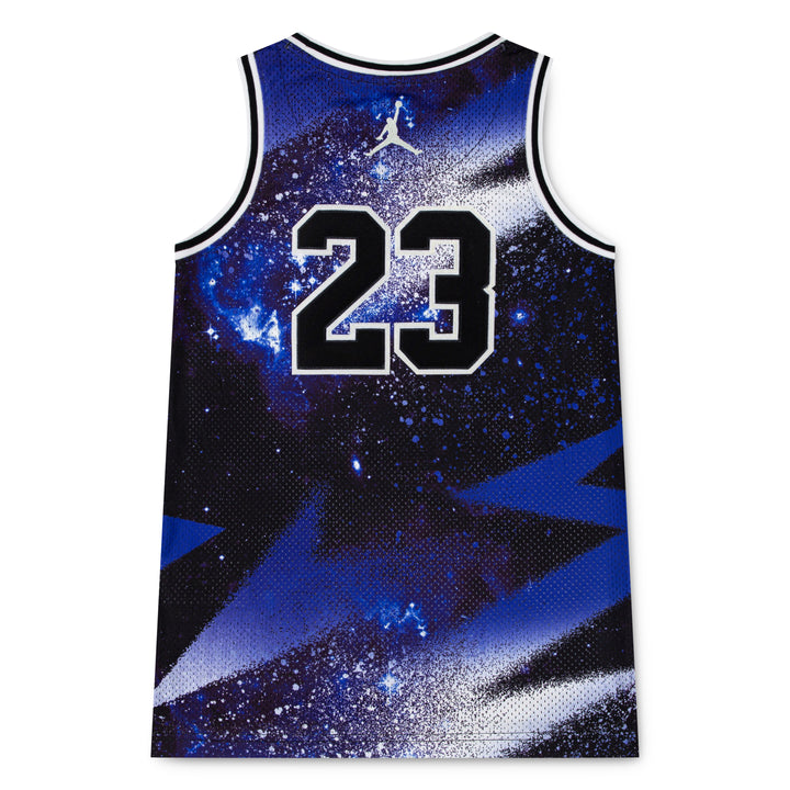 Jordan 23 AOP Tank Top Black Jersey (Big Kids)