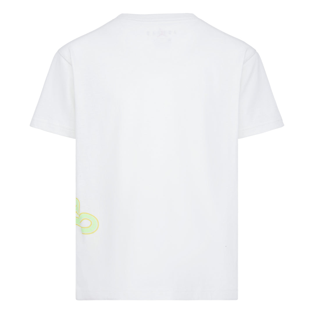 Jordan Girls Wrap Around White T-Shirt (Big Kids)