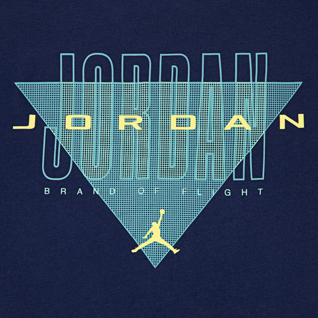 Jordan Boys Triangle Offense Blue T-Shirt (Big Kids)