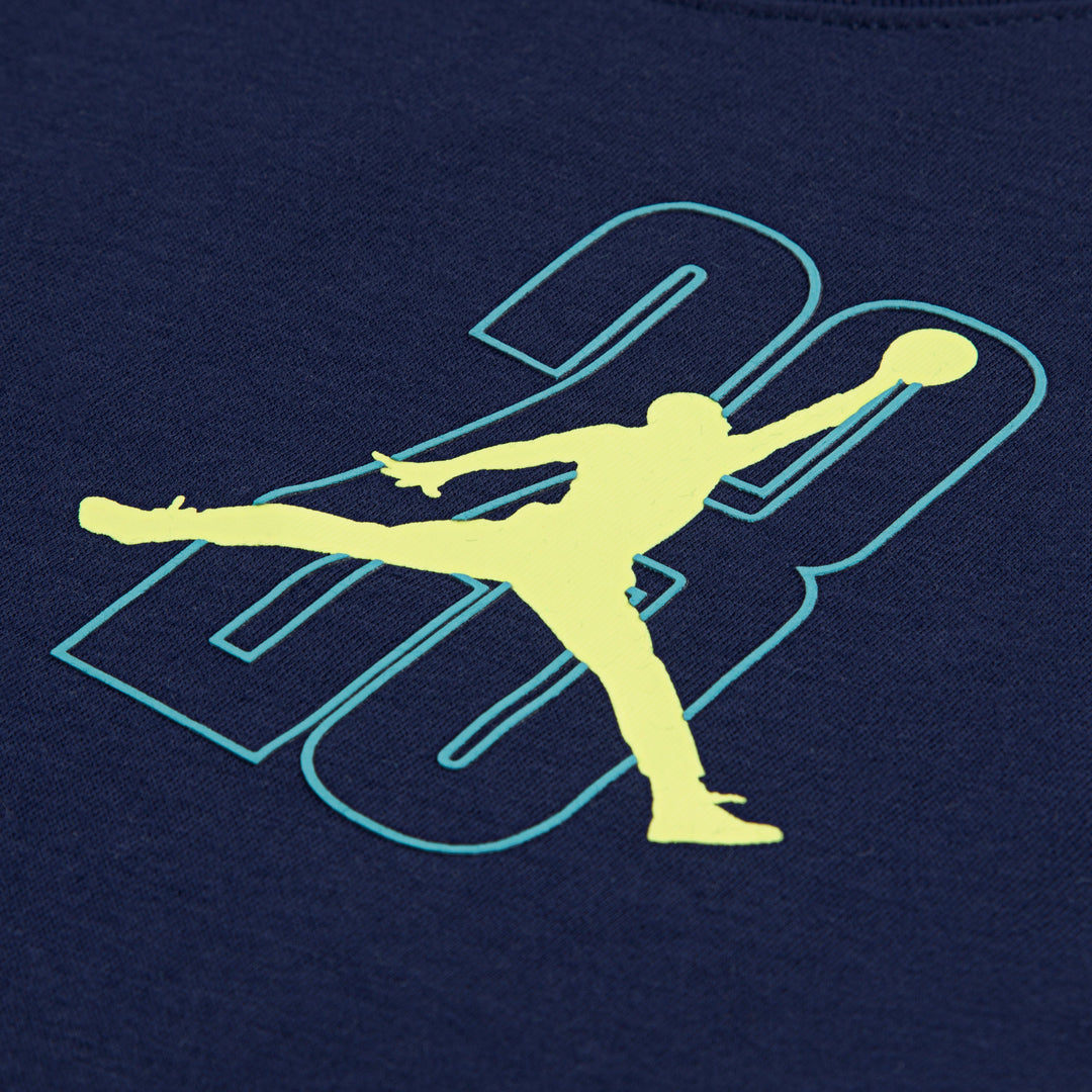 Jordan Boys Triangle Offense Blue T-Shirt (Big Kids)