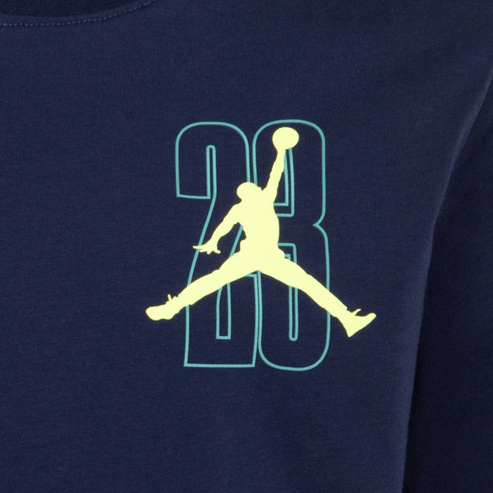 Jordan Boys Triangle Offense Blue T-Shirt (Big Kids)