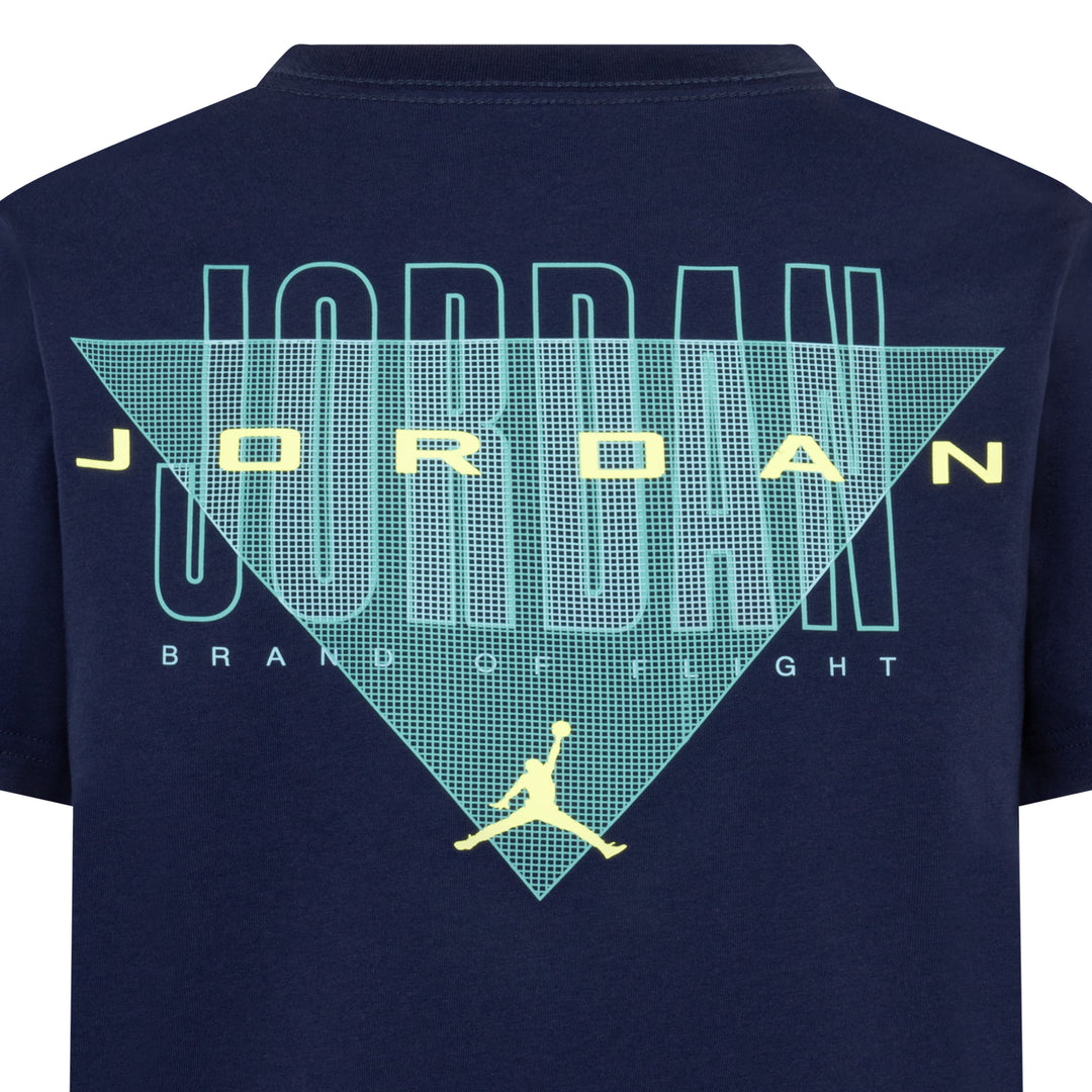 Jordan Boys Triangle Offense Blue T-Shirt (Big Kids)