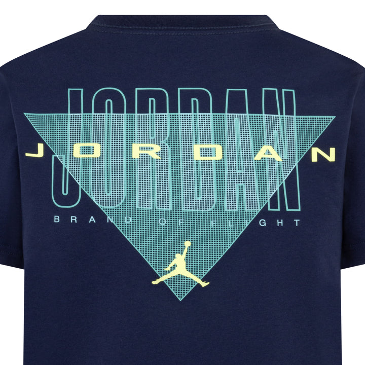 Jordan Boys Triangle Offense Blue T-Shirt (Big Kids)